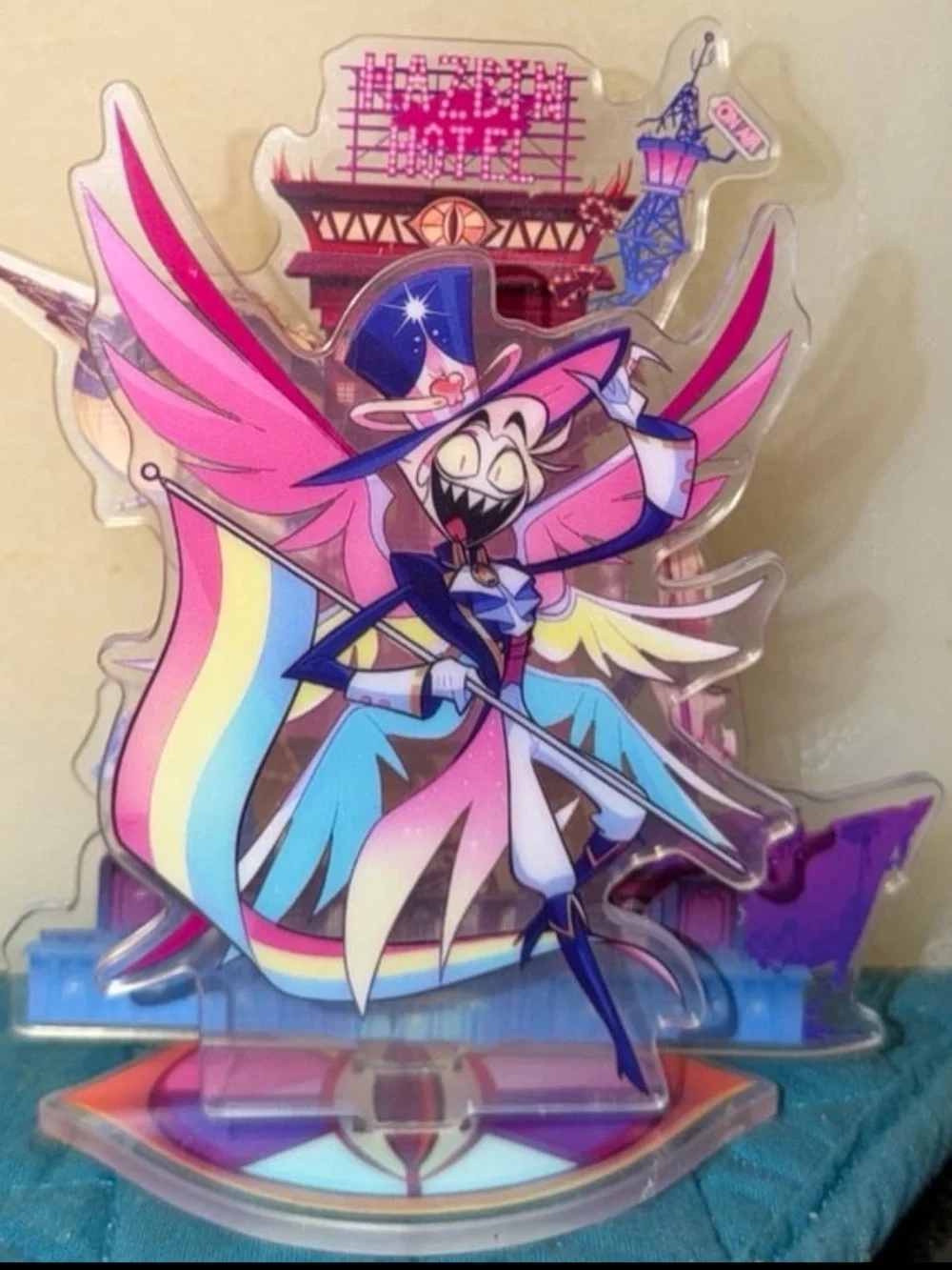 Hazbin Hotel Helluva Boss Lucifer pride anime acrylic figure standee